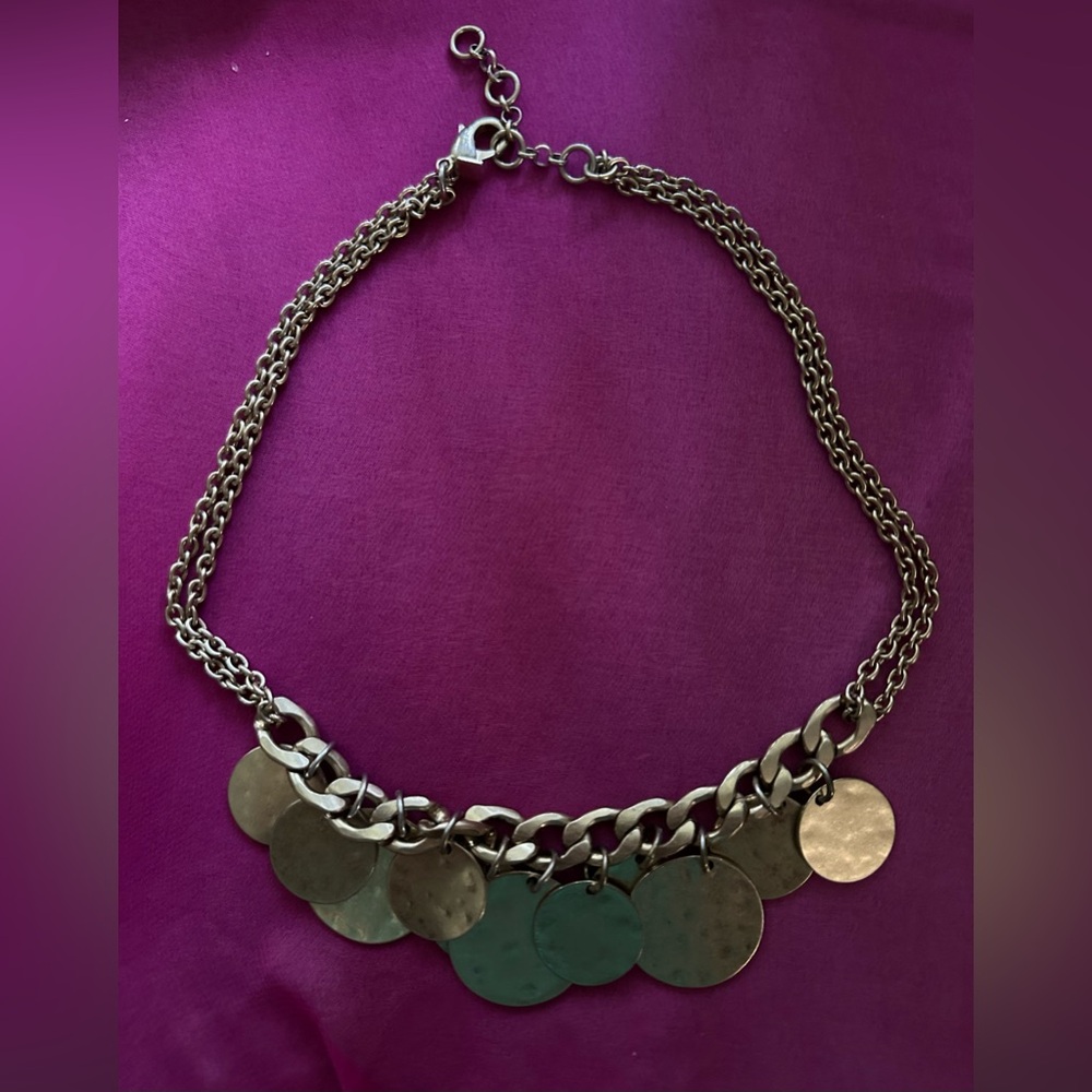 BANANA REPUBLIC GOLD COINS NECKLACE